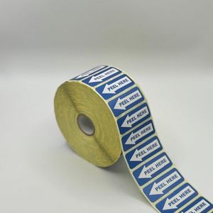 Peel Here Labels